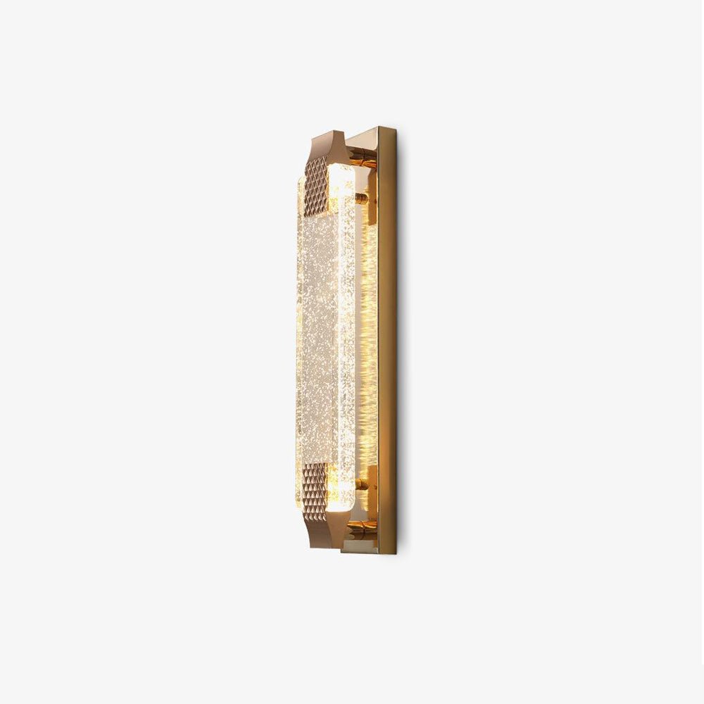 Moet Sconce | Clear Bubble Crystal | Rose Gold