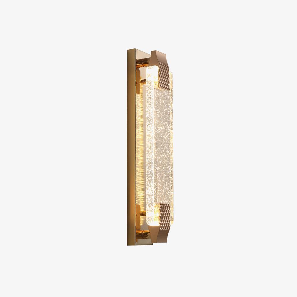 Moet Sconce | Clear Bubble Crystal | Rose Gold