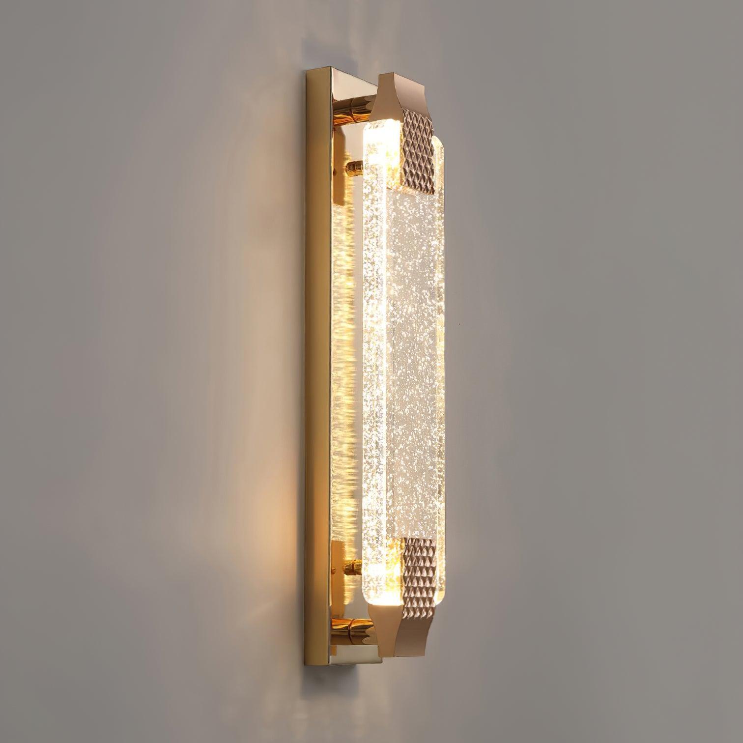 Moet Sconce | Clear Bubble Crystal | Rose Gold