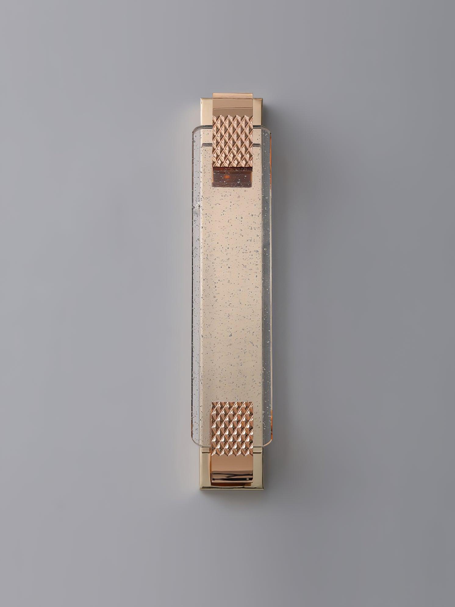 Moet Sconce | Clear Bubble Crystal | Rose Gold