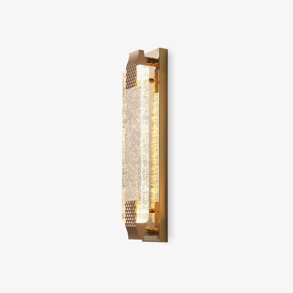Moet Sconce | Clear Bubble Crystal | Rose Gold