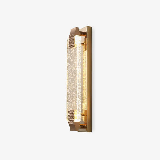Moet Sconce | Clear Bubble Crystal | Rose Gold