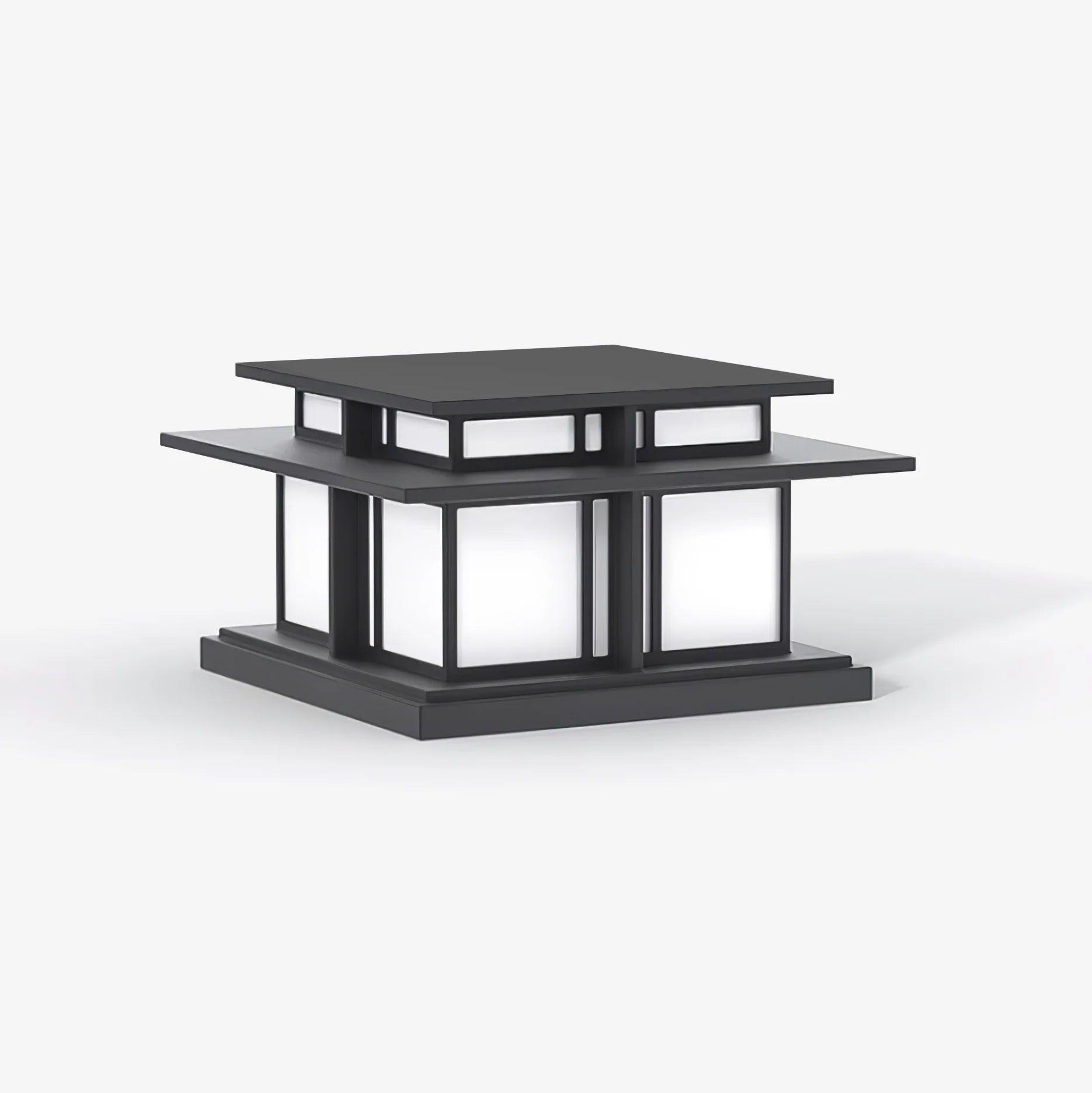Boilyn Outdoor Pillar Light | IP65 Waterproof | Black & White Finish