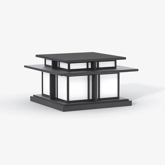 Boilyn Outdoor Pillar Light | IP65 Waterproof | Black & White Finish