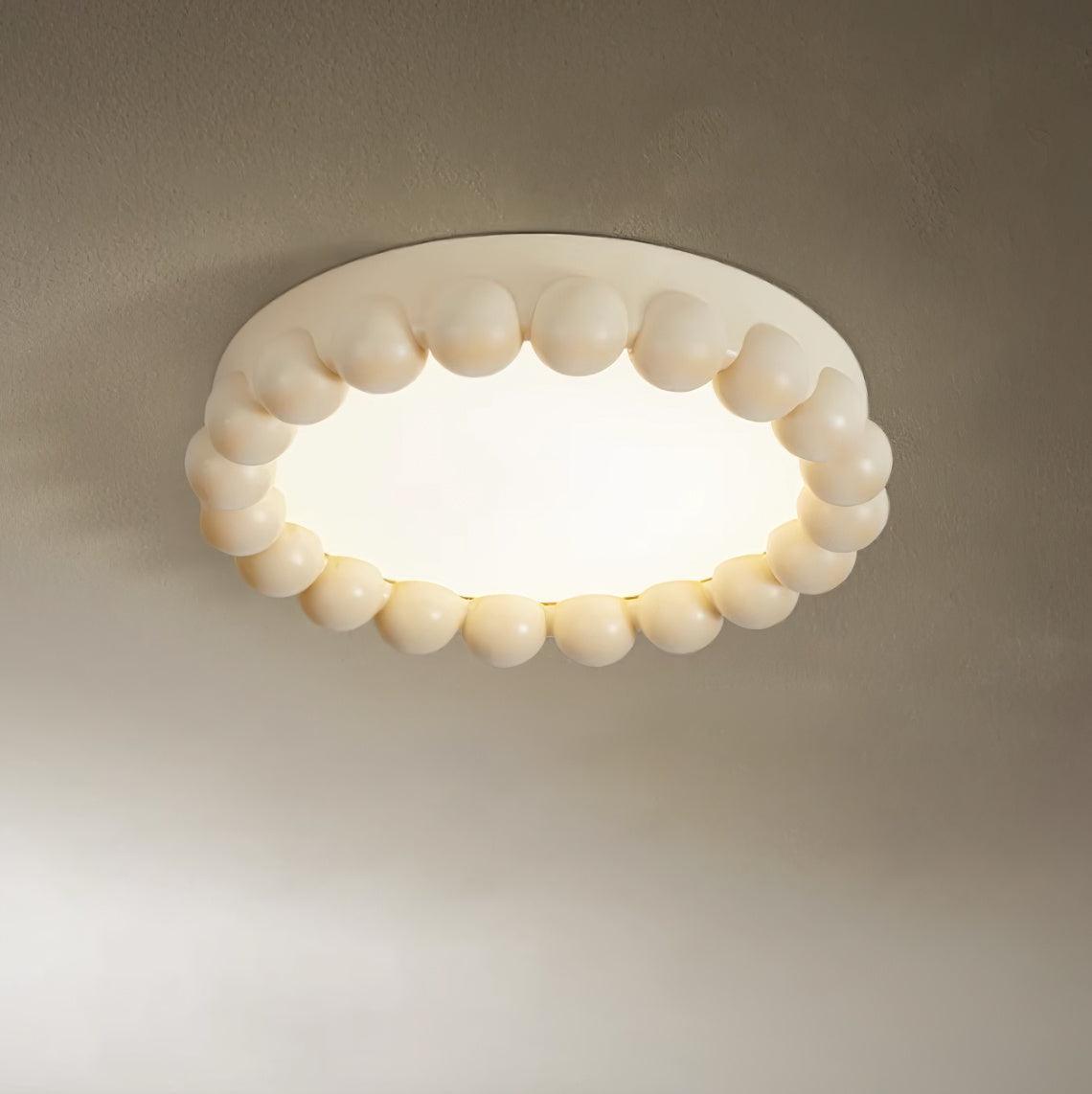 Molina Ceiling Lamp | Resin & Acrylic | White, Green, Beige
