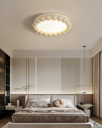 Molina Ceiling Lamp | Resin & Acrylic | White, Green, Beige