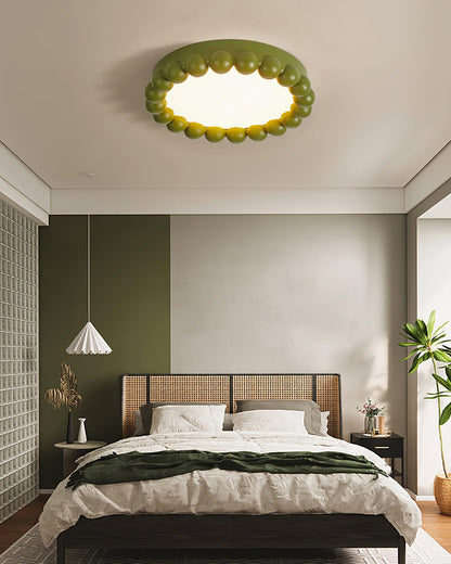 Molina Ceiling Lamp | Resin & Acrylic | White, Green, Beige