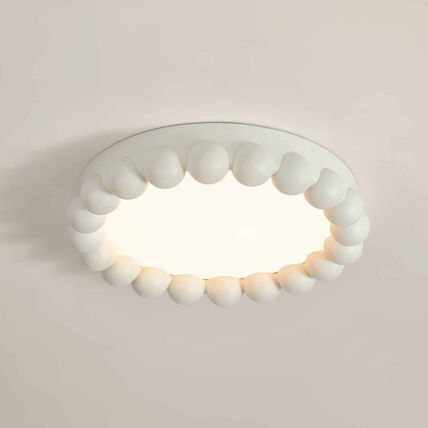 Molina Ceiling Lamp | Resin & Acrylic | White, Green, Beige