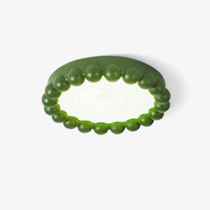 Molina Ceiling Lamp | Resin & Acrylic | White, Green, Beige