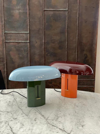 Molli Mushroom Table Lamp | Metal | Green, Orange