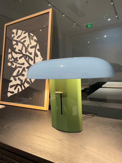 Molli Mushroom Table Lamp | Metal | Green, Orange
