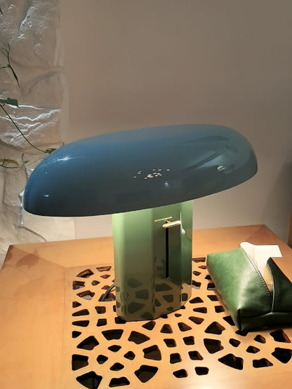 Molli Mushroom Table Lamp | Metal | Green, Orange