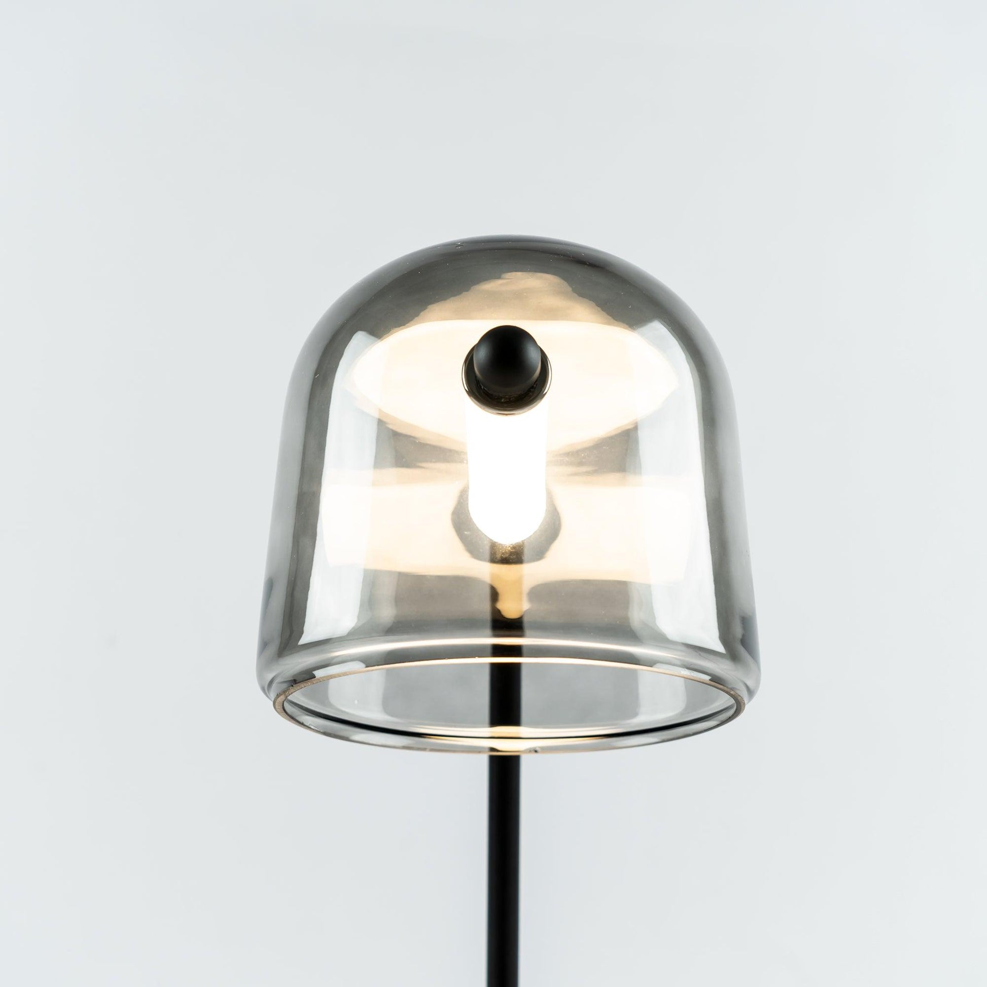 Penumbra Table Light | Handblown Glass & Metal | Black or White