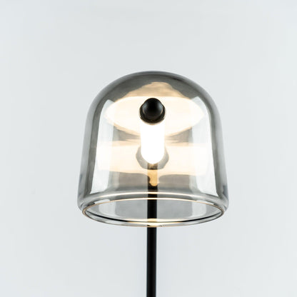 Penumbra Table Light | Handblown Glass & Metal | Black or White