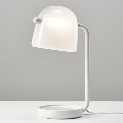 Penumbra Table Light | Handblown Glass & Metal | Black or White
