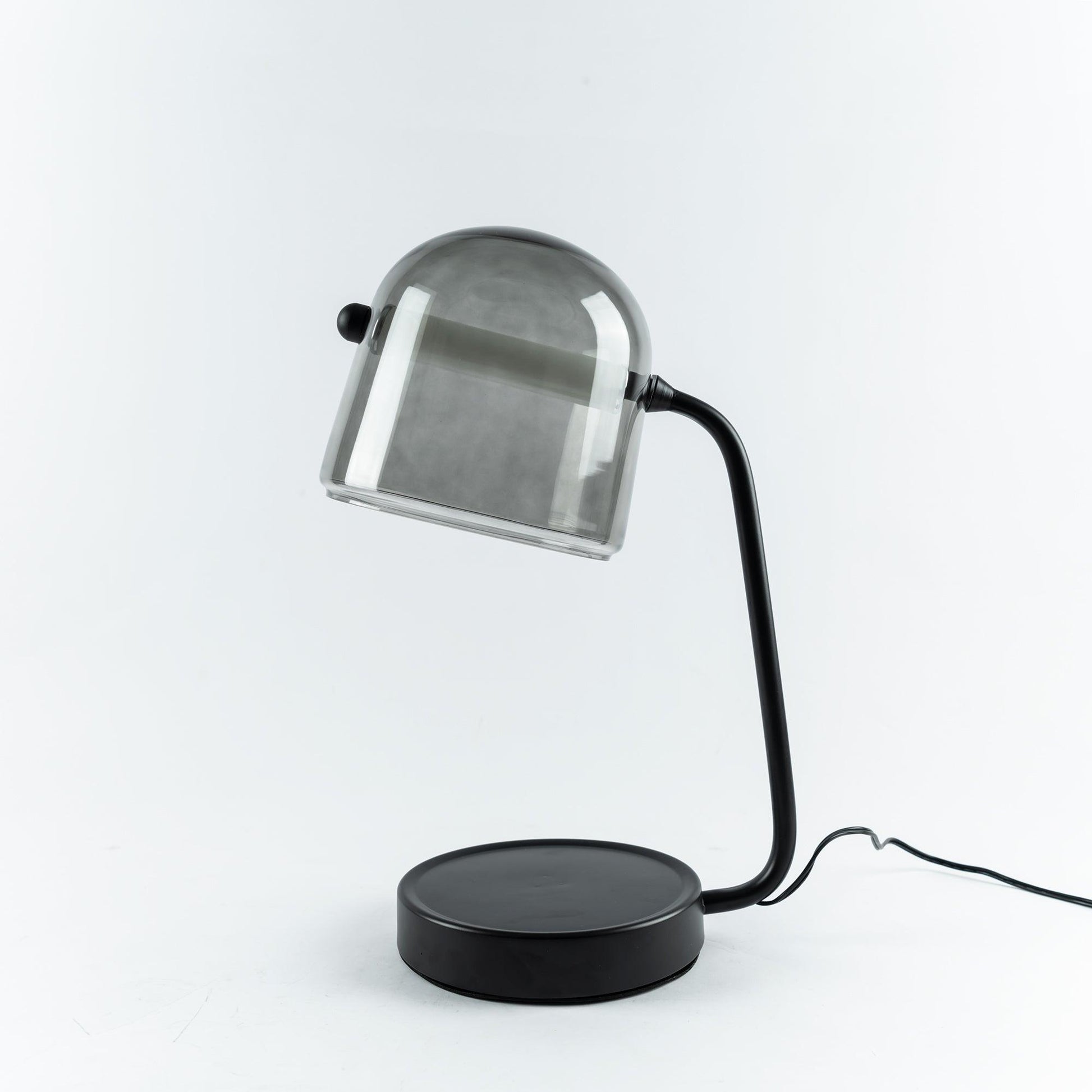 Penumbra Table Light | Handblown Glass & Metal | Black or White