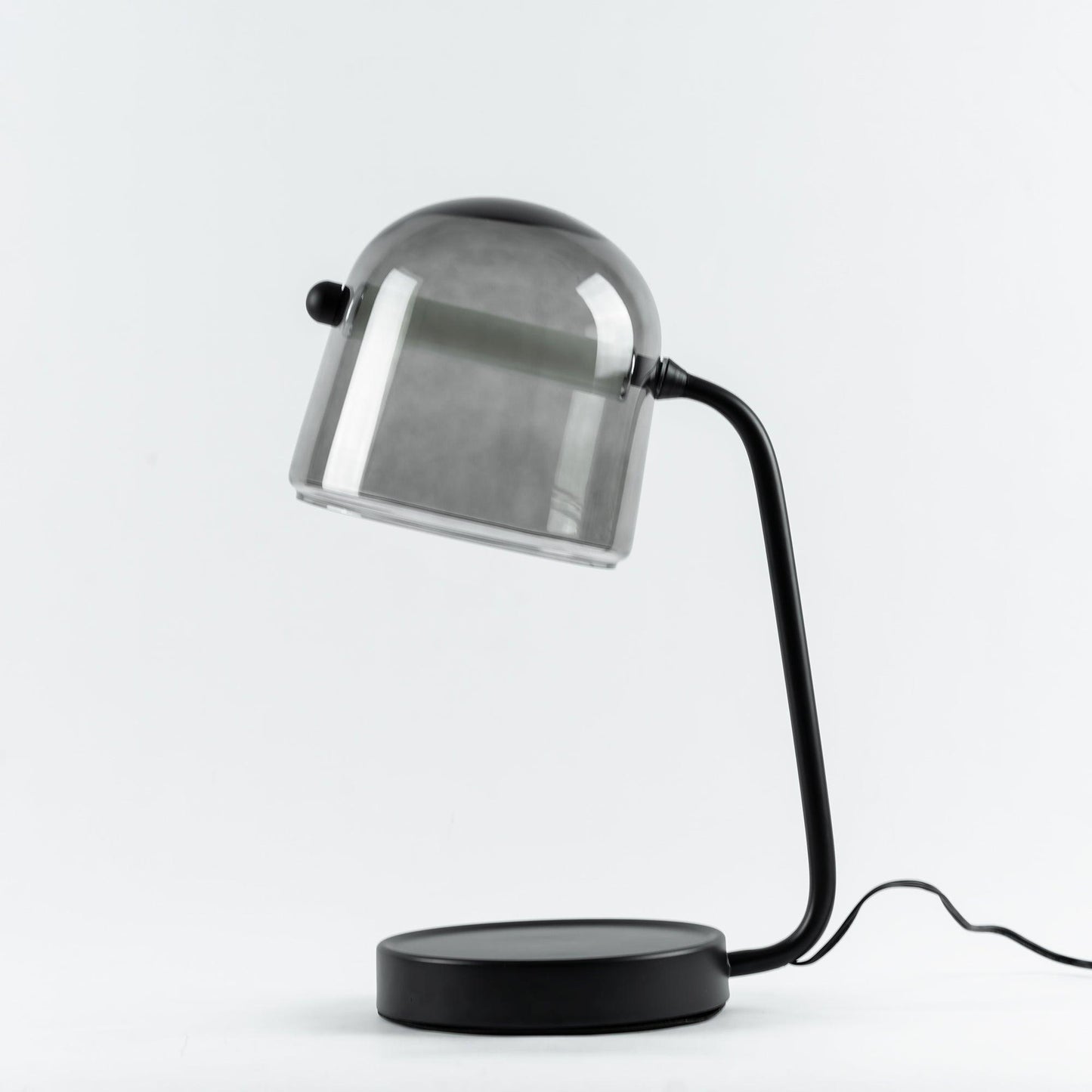 Penumbra Table Light | Handblown Glass & Metal | Black or White