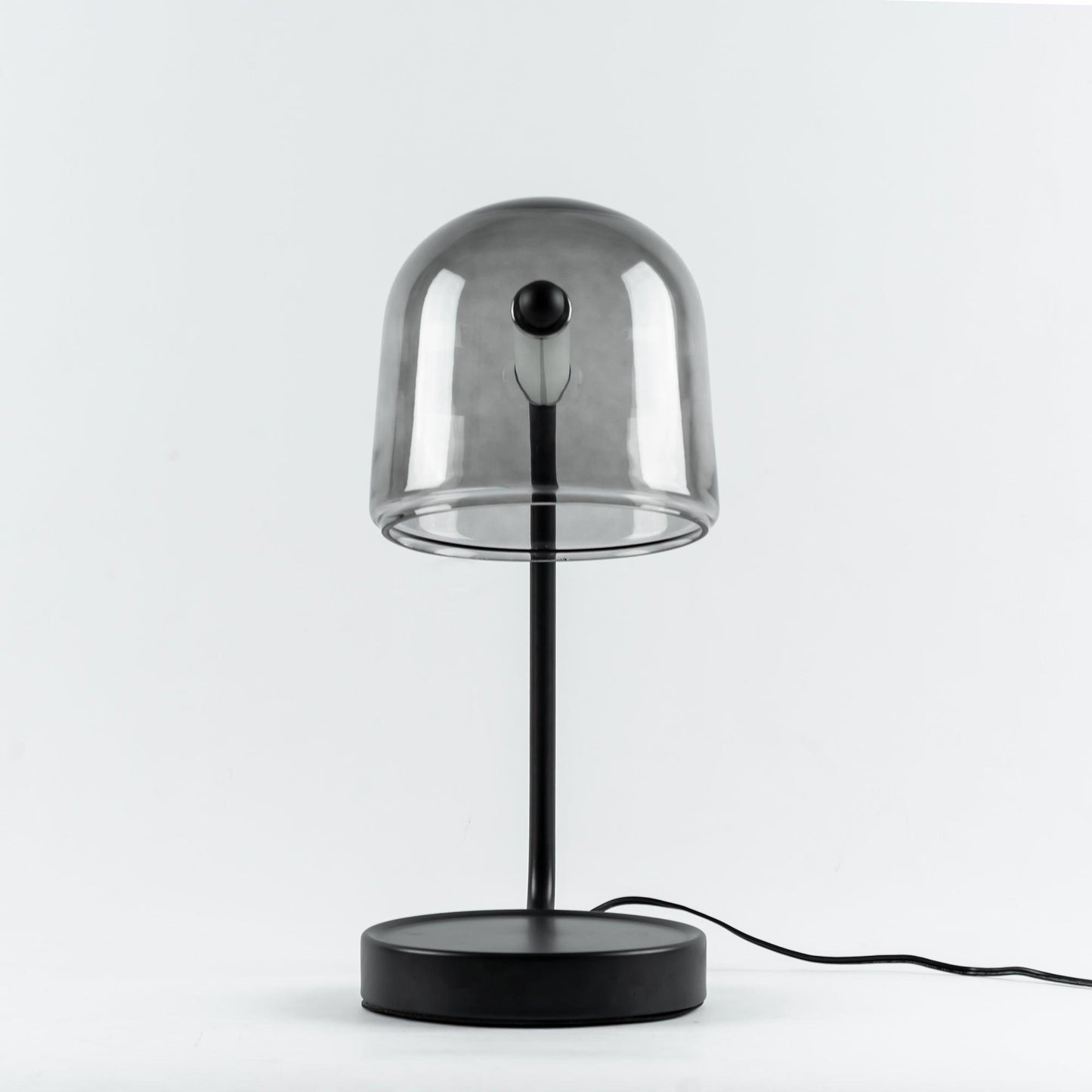 Penumbra Table Light | Handblown Glass & Metal | Black or White