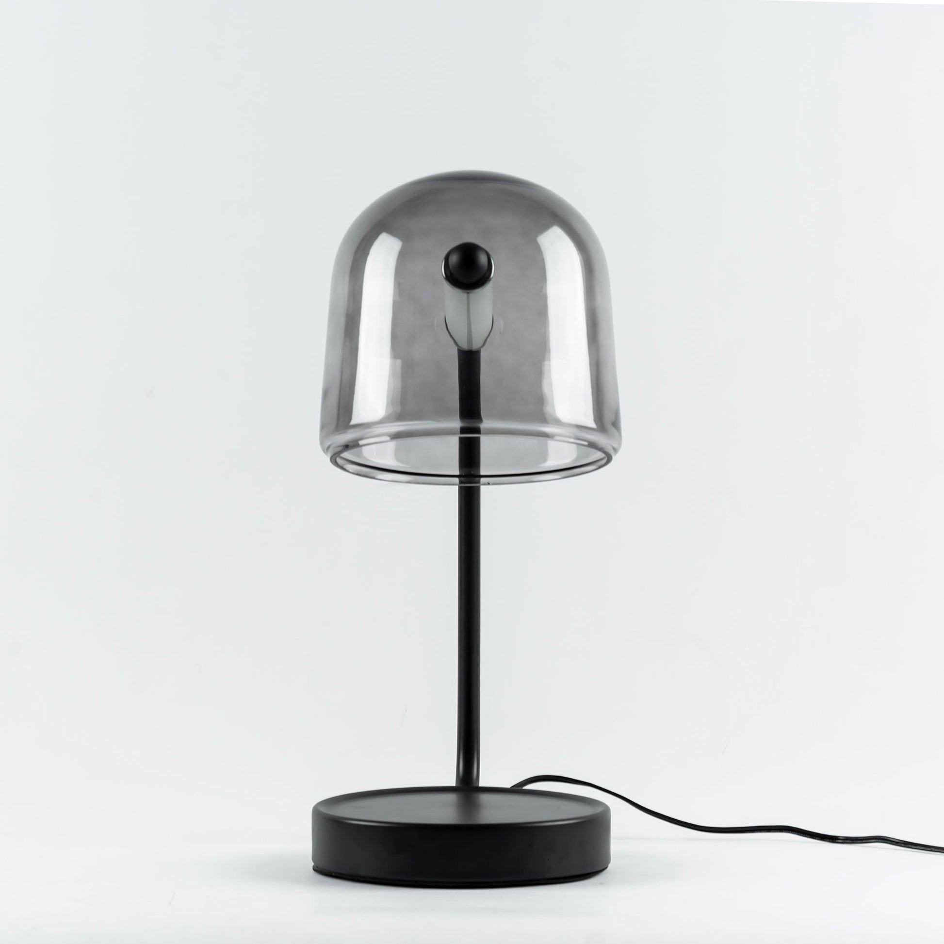 Penumbra Table Light | Handblown Glass & Metal | Black or White