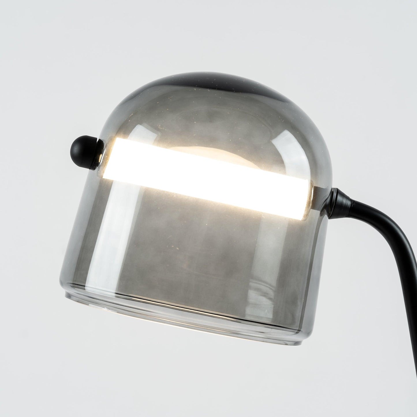 Penumbra Table Light | Handblown Glass & Metal | Black or White