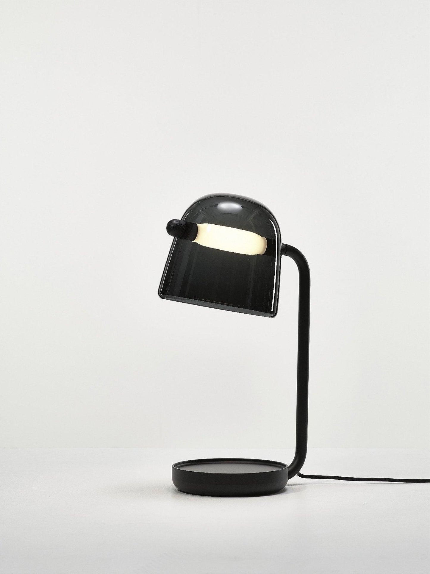 Penumbra Table Light | Handblown Glass & Metal | Black or White