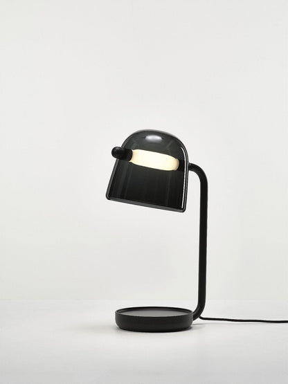 Penumbra Table Light | Handblown Glass & Metal | Black or White