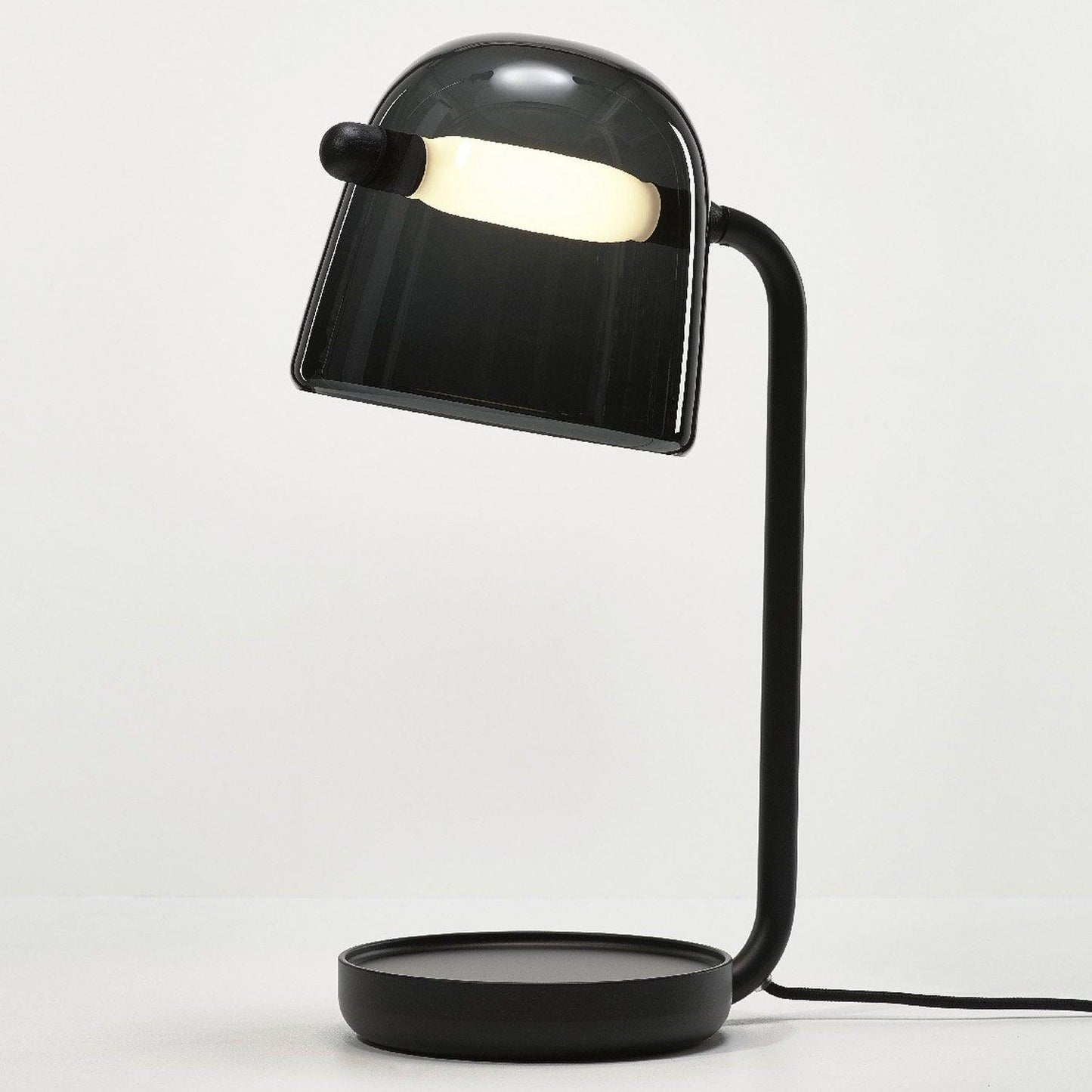 Penumbra Table Light | Handblown Glass & Metal | Black or White