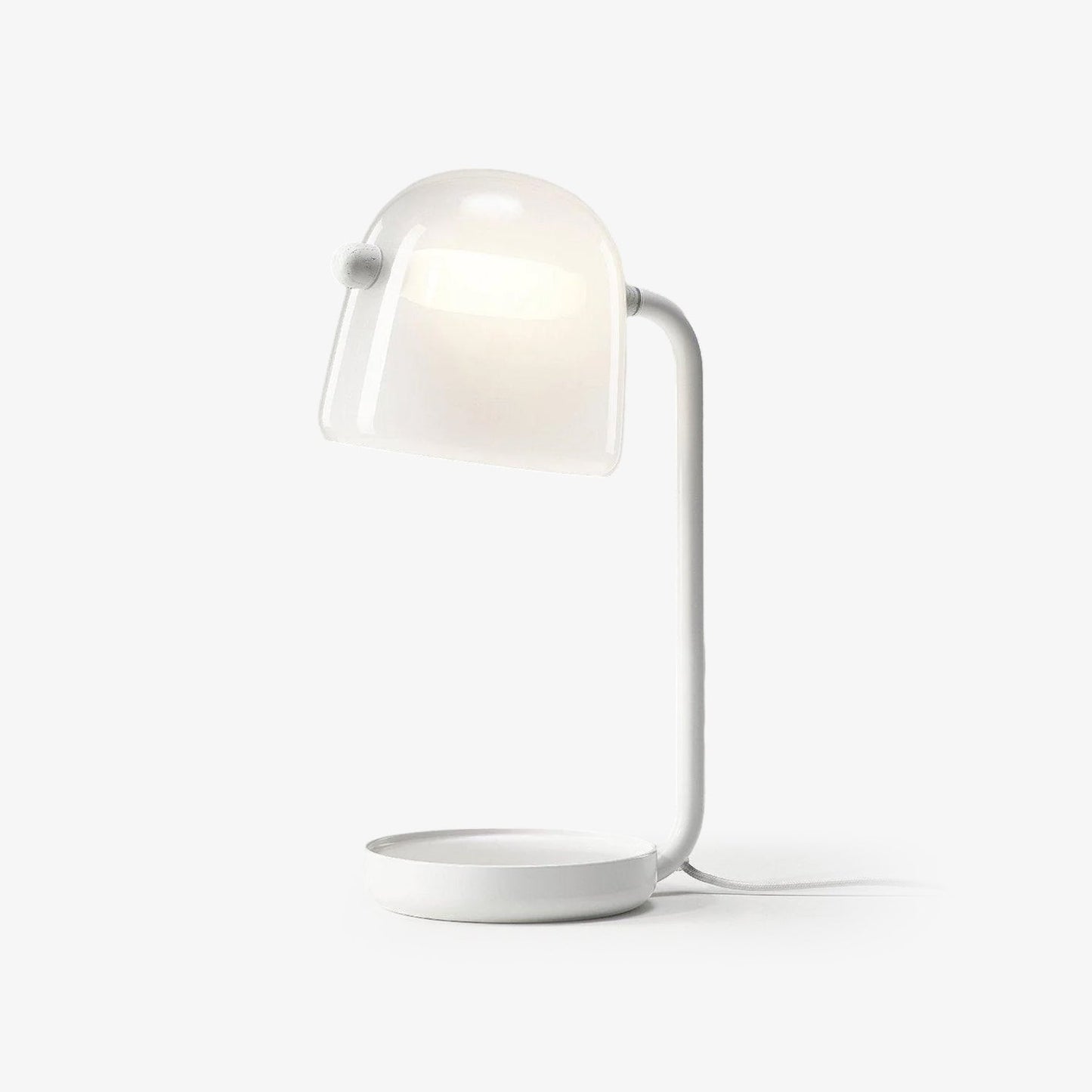 Penumbra Table Light | Handblown Glass & Metal | Black or White
