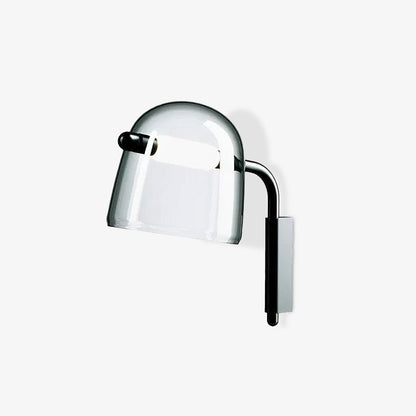 Penumbra Wall Light | Handblown Glass & Metal | Black or White