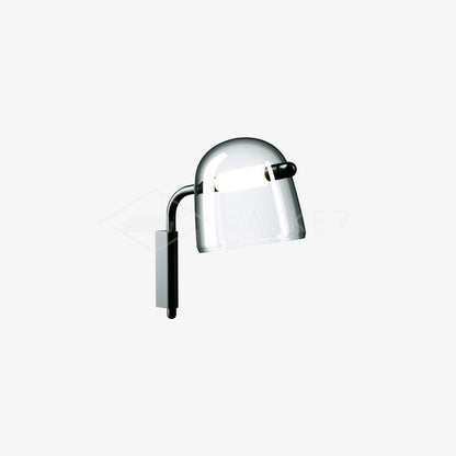 Penumbra Wall Light | Handblown Glass & Metal | Black or White