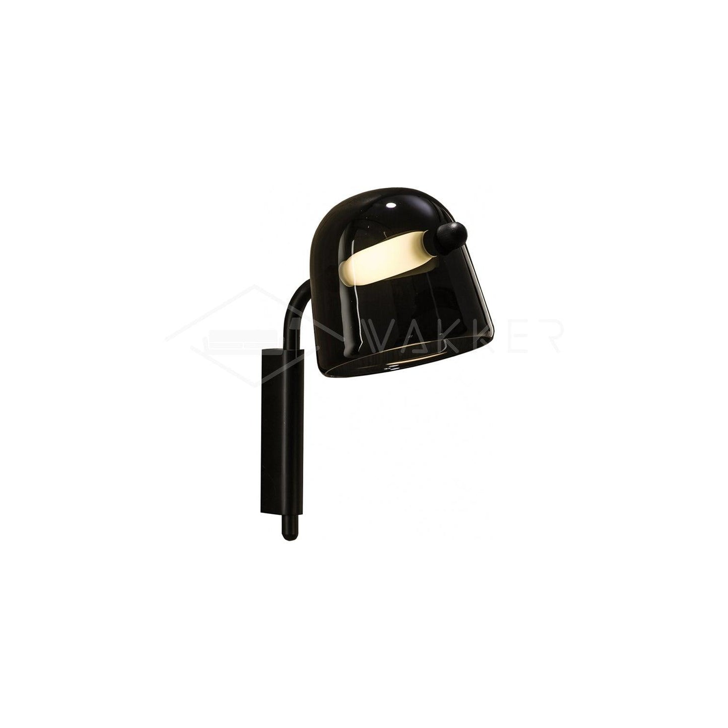 Penumbra Wall Light | Handblown Glass & Metal | Black or White