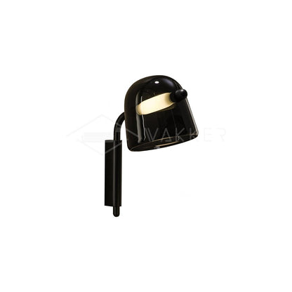 Penumbra Wall Light | Handblown Glass & Metal | Black or White
