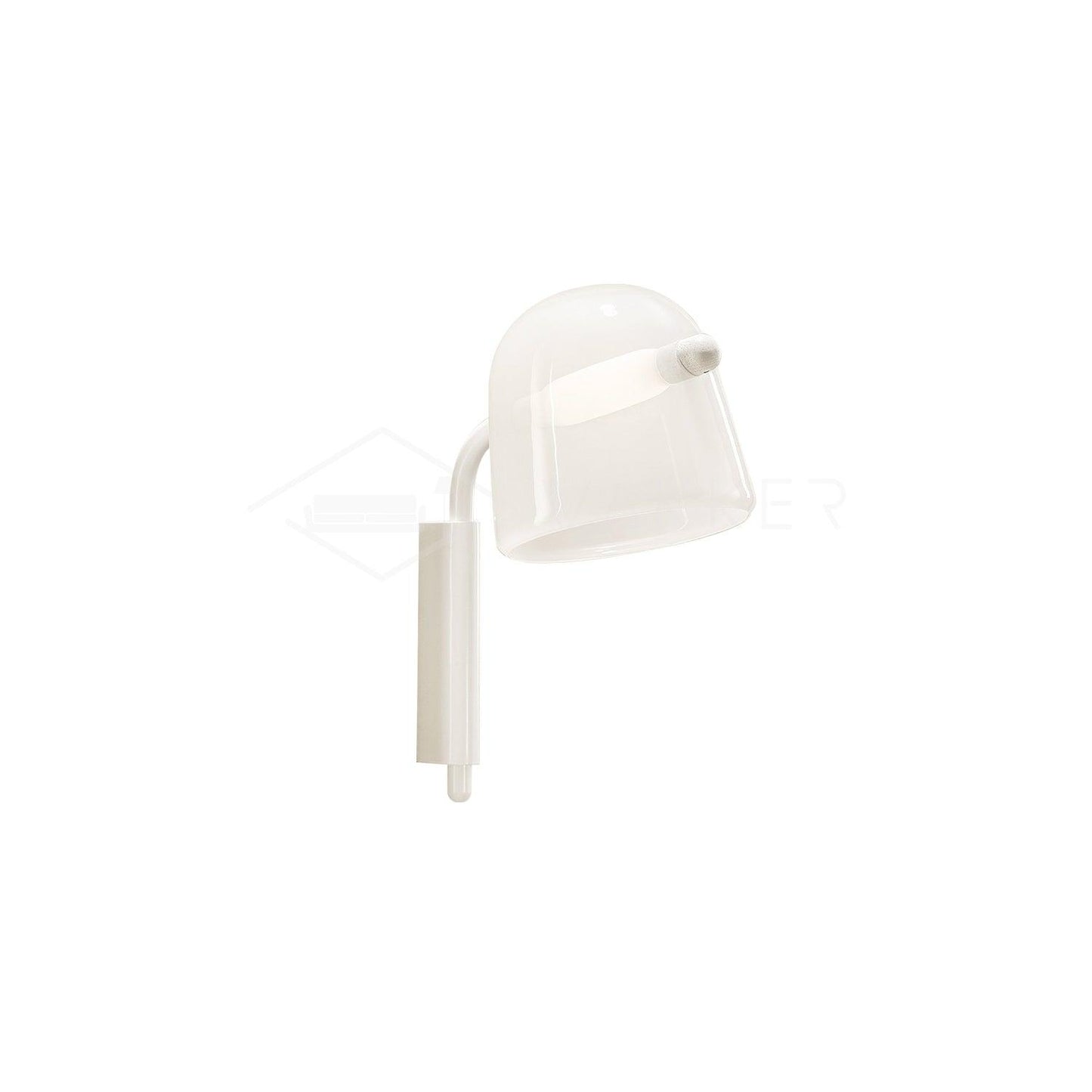 Penumbra Wall Light | Handblown Glass & Metal | Black or White