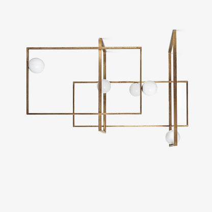 Mondrian Ceiling Light | Murano Glass | White