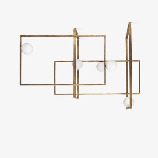 Mondrian Ceiling Light | Murano Glass | White