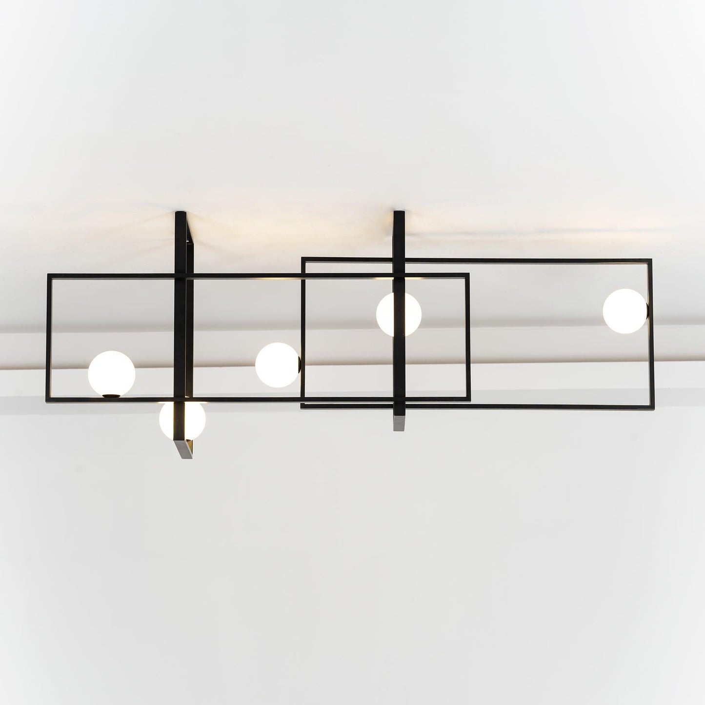 Mondrian Ceiling Light | Murano Glass | White
