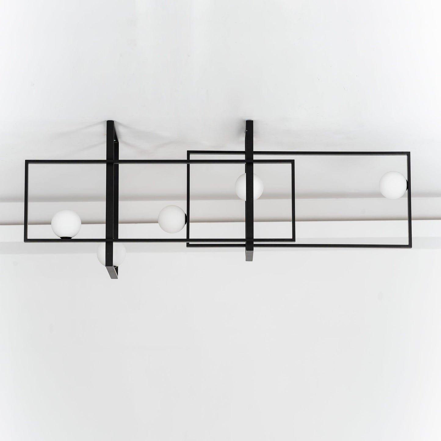 Mondrian Ceiling Light | Murano Glass | White