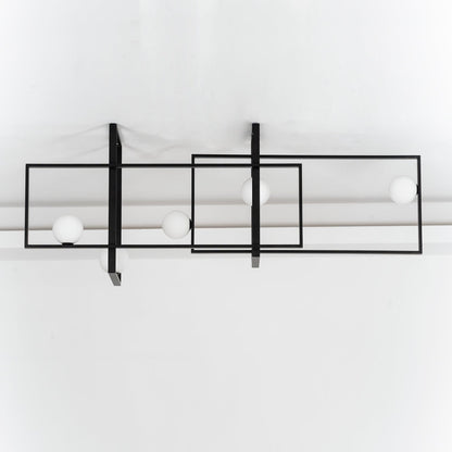Mondrian Ceiling Light | Murano Glass | White