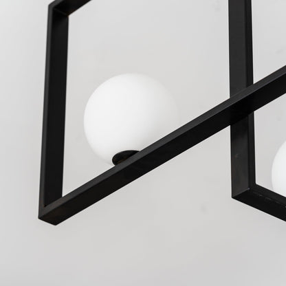 Mondrian Ceiling Light | Murano Glass | White
