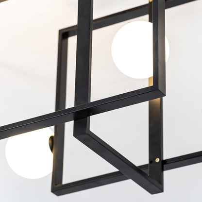 Mondrian Ceiling Light | Murano Glass | White