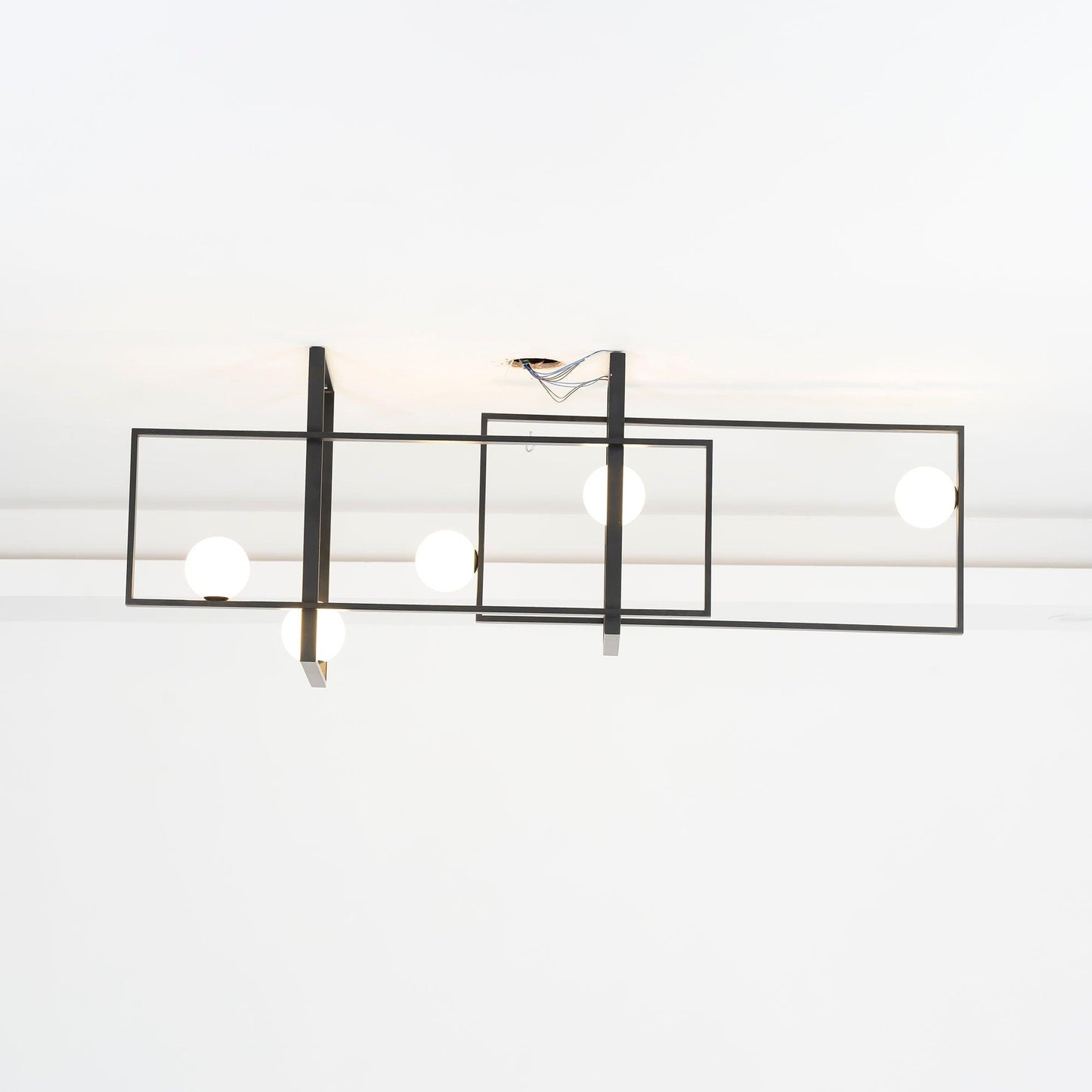 Mondrian Ceiling Light | Murano Glass | White
