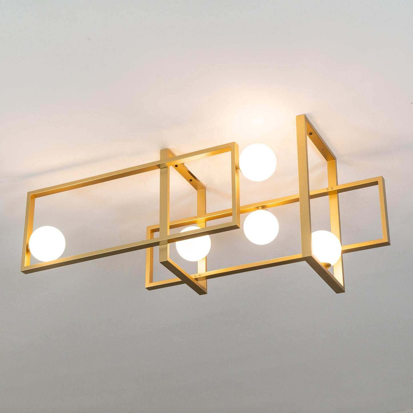 Mondrian Ceiling Light | Murano Glass | White