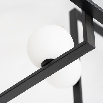 Mondrian Ceiling Light | Murano Glass | White