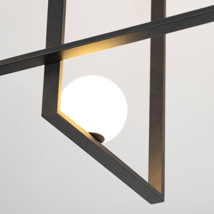 Mondrian Ceiling Light | Murano Glass | White