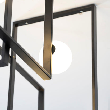 Mondrian Ceiling Light | Murano Glass | White