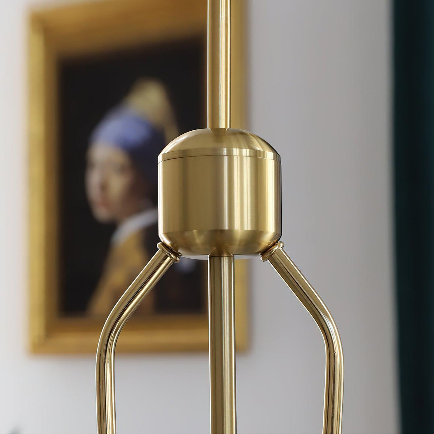 Monique Lhuillier Chandelier | Antique Copper & Glass | 4 or 6 Heads