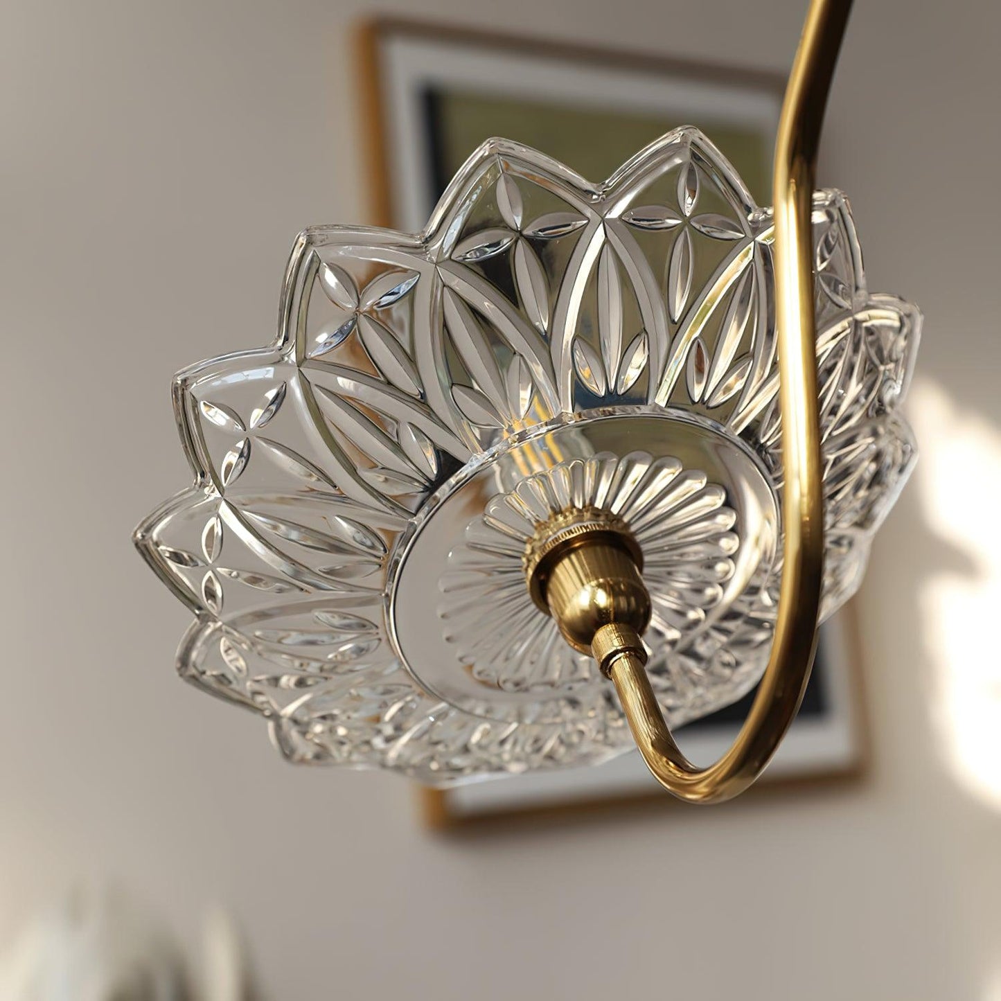 Monique Lhuillier Chandelier | Antique Copper & Glass | 4 or 6 Heads