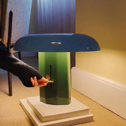 Montera Table Lamp | Metal & Aluminium | Orange & Green