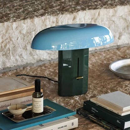 Montera Table Lamp | Metal & Aluminium | Orange & Green