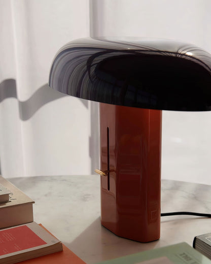 Montera Table Lamp | Metal & Aluminium | Orange & Green